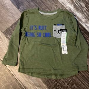 Boy 18m long sleeve shirt. Never worn.